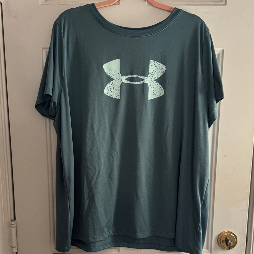 Under Armour Women’s Plus Teal Short Sleeve Tee